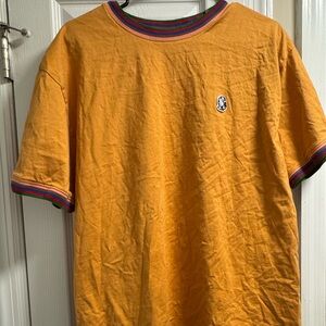 Billionaire Boys Club Orange Tee with Colorful Trim